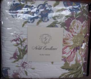 Noble Excellence BLOOMSBURY Floral Euro Pillow Sham  