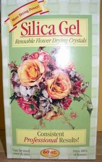 Florist Reuseable Silica Gel  Flower Drying 60 oz. Box  