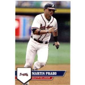  Topps Major League Baseball Sticker #142 Martin Prado Atlanta Braves 
