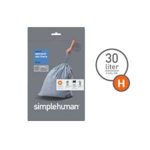  simplehuman code H custom fit odorsorb can liners   40 