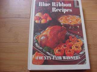 Blue Ribbon Recipes County Fair Winners 1968 Near Fine  