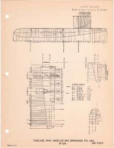 1944 MARTIN B 29 SUPERFORTRESS BLUEPRINT FLIGHT MANUAL  