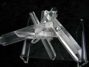 Double Terminated Quartz Crystal Cluster Tibet 1003  