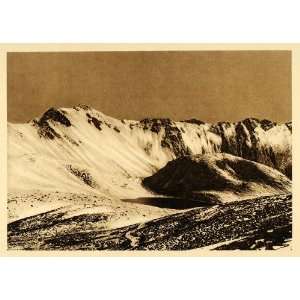  1925 Nevada de Toluca Stratovolcano Mexico Hugo Brehme 