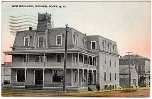 Rouses Point NY   NEW HOLLAND HOTEL   Postcard  