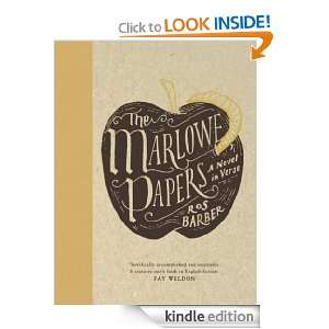 The Marlowe Papers Ros Barber  Kindle Store