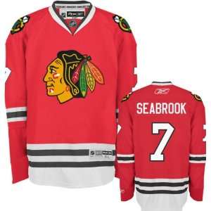 Brent Seabrook Jersey Reebok Red #7 Chicago Blackhawks Premier Jersey