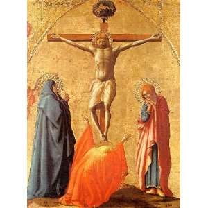   24x36 Inch, painting name Crucifixion, By Masaccio
