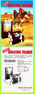 SHOOTING TRAINER 1975 Nintendo Arcade Advertising Flyer  