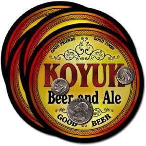  Koyuk, AK Beer & Ale Coasters   4pk 