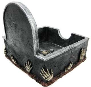 Creepy Skull & Bones Napkin Holder Table Ware Gothic  
