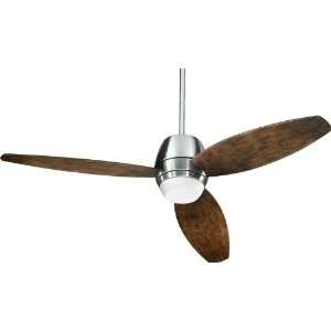  Bronx Patio Family 52 Satin Nickel Ceiling Fan with Light 