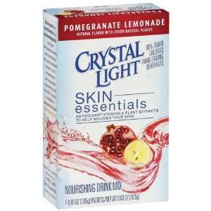 Crystal Light Drink Mix On The Go Skin Essentials Pomegranate Lemonade 