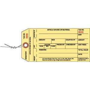    1 Part Inventory Tag #7000   7999 Prewired