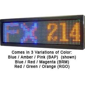   Color LED Window Sign Display (BRM) 11 x 34