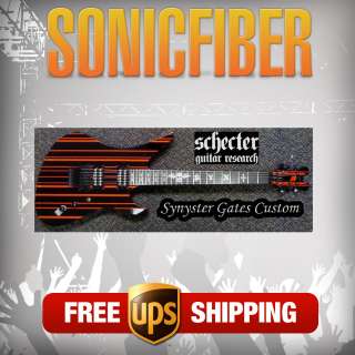 Schecter Synyster Gates Custom Electric Guitar Blk/Red  