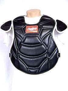 Rawlings 950ZJ Junior Chest Protector, 16 Age 12 15, Black, New 