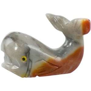  Spirit Animal Carving 1¼ inch Whale Dolomite (pack of 5 