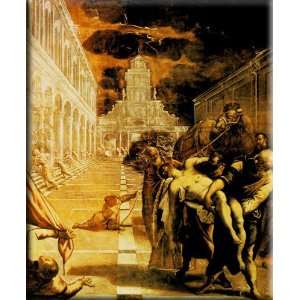  The Stealing of the dead body of St Mark 13x16 Streched Canvas Art 
