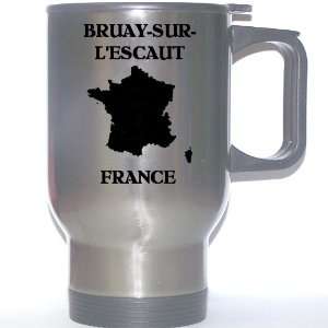  France   BRUAY SUR LESCAUT Stainless Steel Mug 