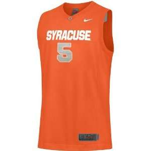  Nike Syracuse Orange #5 Youth Orange Replica Basketball Jersey 
