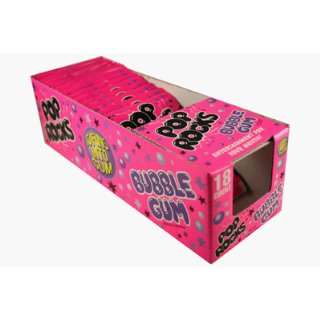 Pop Rocks 18 Packs Candy Bubble Gum  Grocery & Gourmet 