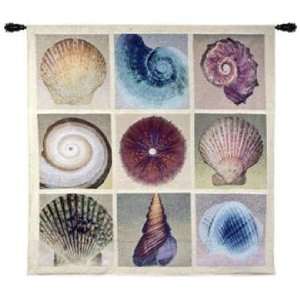  Shell Collection 52 Square Wall Hanging Tapestry