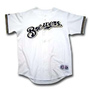Milwaukee Brewers MLB Replica Team Jersey by Majestic Athletic (Home 
