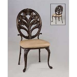  Biscayne Aged Pewter with Bronze Dining Chair Furniture 