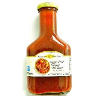 Natures Hollow Sugar Free Honey Mustard BBQ Sauce, Sweetened with 