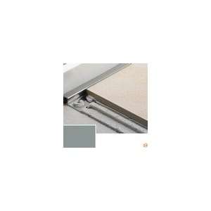 DILEX KSA Perimeter Joint Profile, Aluminum With Grey Rubber Insert  