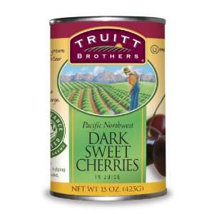 Truitt Brothers Dark Sweet Cherries In Juice 15 OZ  