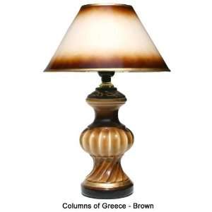  Columns of Greece Desk Lamp   45A Brown