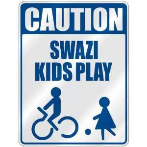   CAUTION SWAZI KIDS PLAY  PARKING SIGN SWAZILAND