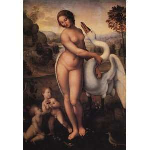    Leda and the Swan 11 x 17 Poster Reproduction