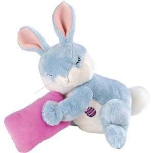 Easter Bunny Rabbit (blue) Sleeping w/ Pillow Plush Toy 