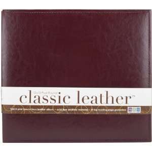    We R Classic Leather Postbound Album 12X12 Burgu