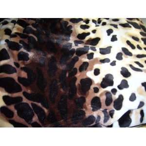 Twin Size Super Soft Thick Luxury Leopard Blanket 