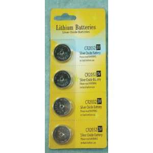    Set 4 LITHIUM BATTERIES battery 3V button coin CR2032 Electronics
