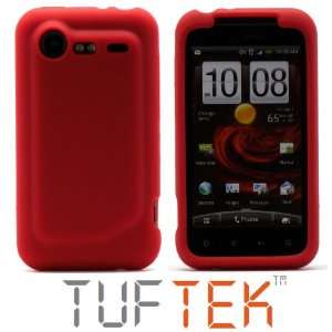  TUF TEK Bright Red Soft Silicone / Gel / Rubber Skin Cover 