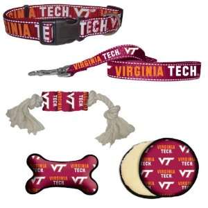    Virginia Tech Hokies Dog Collar, Lead, & Toy Gift Set