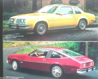 1980 Pontiac SUNBIRD Brochure/Catalog FORMULA,SPORT,  