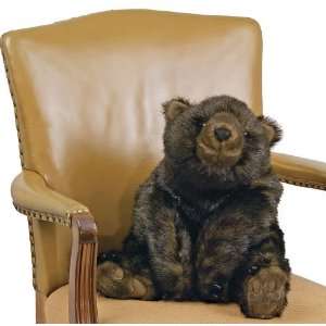   Plush Brownish Black Grizzly Bear Stuffed Animal Hug