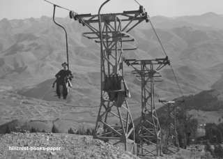 Sun Valley Idaho Ski Chair Lift photo picture 1940  