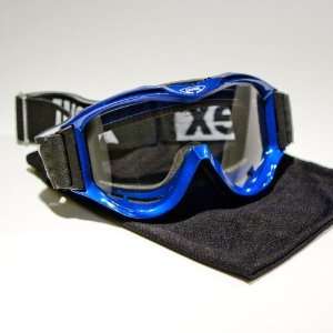  Uvex FP501 Supercross Motorcycle Goggle Blue Metallic 