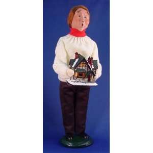  Byers Choice Caroler With Village House(Blonde Hair 