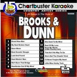 Brooks & Dunn Greatest Hits CHARTBUSTER KARAOKE CDG  