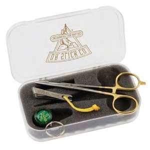  Dr. Slick Set 4 Gold Scissor Clamp in Small Fly Box 