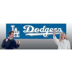 Los Angeles/La Dodgers 8ft Embroidered Banner Flag House/Tailgate