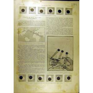  1905 Eclipse Sun Solar Diagrams French Print